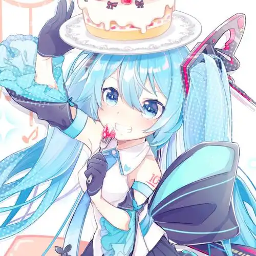 初音未来 动漫头像 女头
