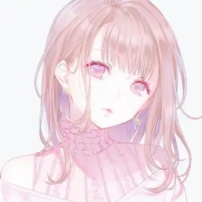 可爱又萌的动漫二次元粉色系可爱少女心头像图片