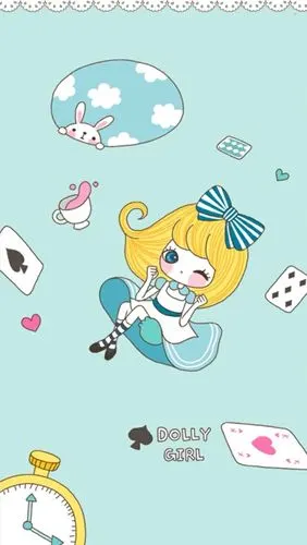 彼岸花.iphone壁纸,可爱,萌,卡通.