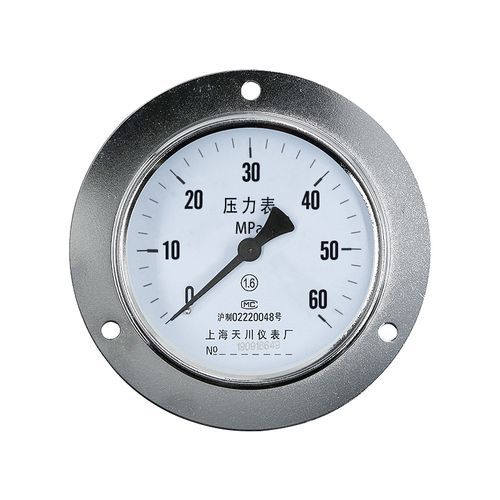 stcif y-100zt轴向带边压力表轴向带边液压气压表 表盘直径100mm m20*