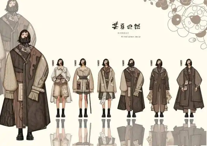 附效果图第十三届中国大朗毛织服装网上设计大赛100强新鲜出炉