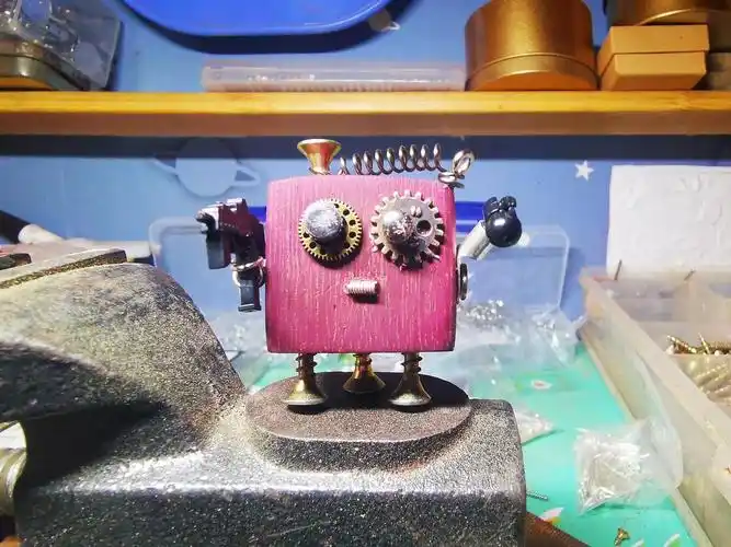 蒸汽朋克 木头机器人 星座 mini 士兵