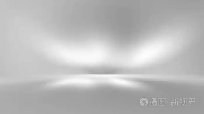灰色空室工作室渐变用于背景和显示您的产品