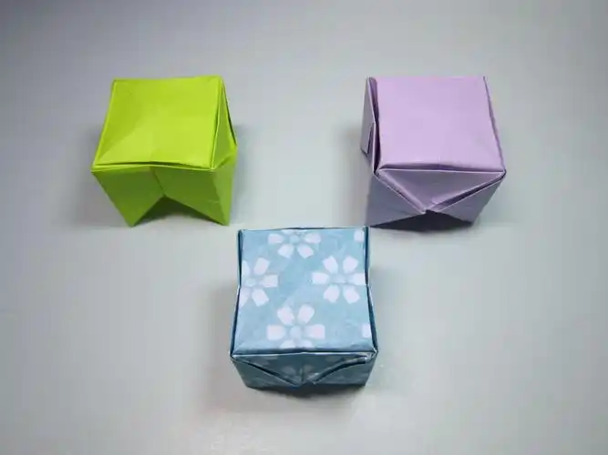 儿童手工折纸小凳子,简单的小板凳折法视频