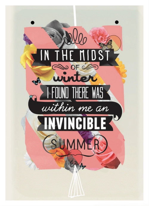 50个精美的文字设计插图排版案例