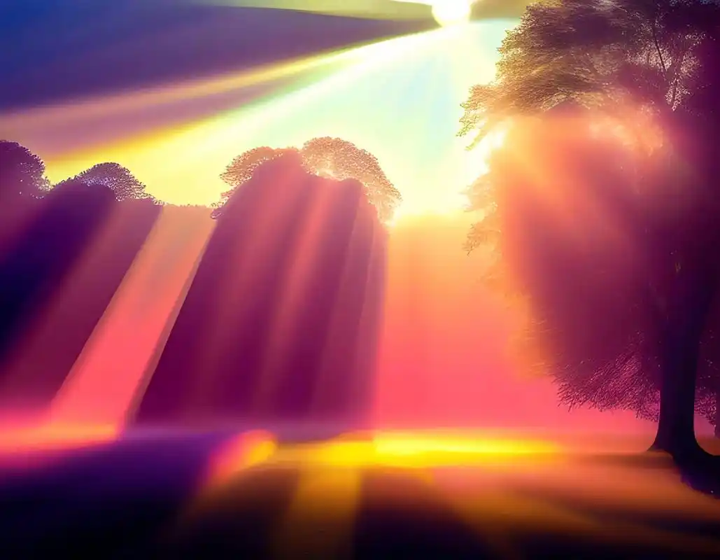 清晨的一缕阳光