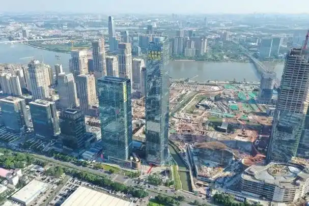 【实干担当】广州首座5g智能写字楼——中建七局广州金融城320米
