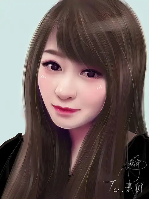 人物肖像画(女,单人)