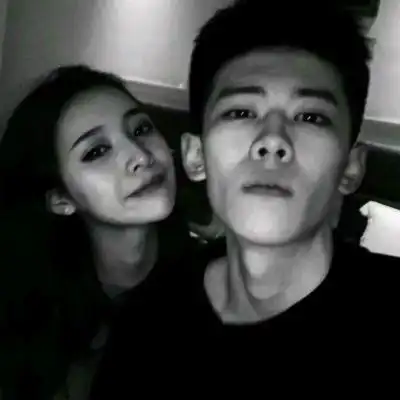 黑色情侣头像炫酷真人