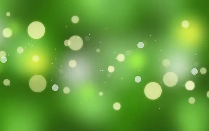 唯美荧光光斑光圈ios朦胧绿高清幻灯片背景