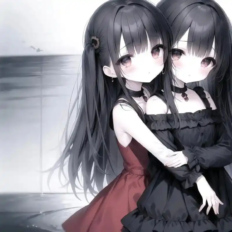 闺蜜女漫头像.希望你好好吃饭,天天开心!#动漫女头 #拽姐头 - 抖音