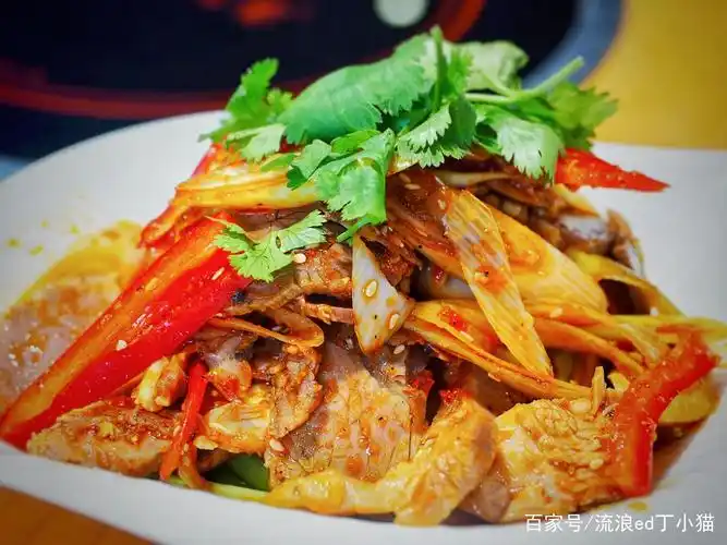 凉拌羊肉,清爽可口,吃起来就和凉拌牛肉一样让人停不下来,作为下酒菜