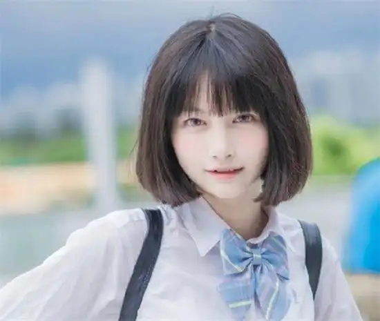 日系短发可爱少女头,初恋显瘦的短发发型