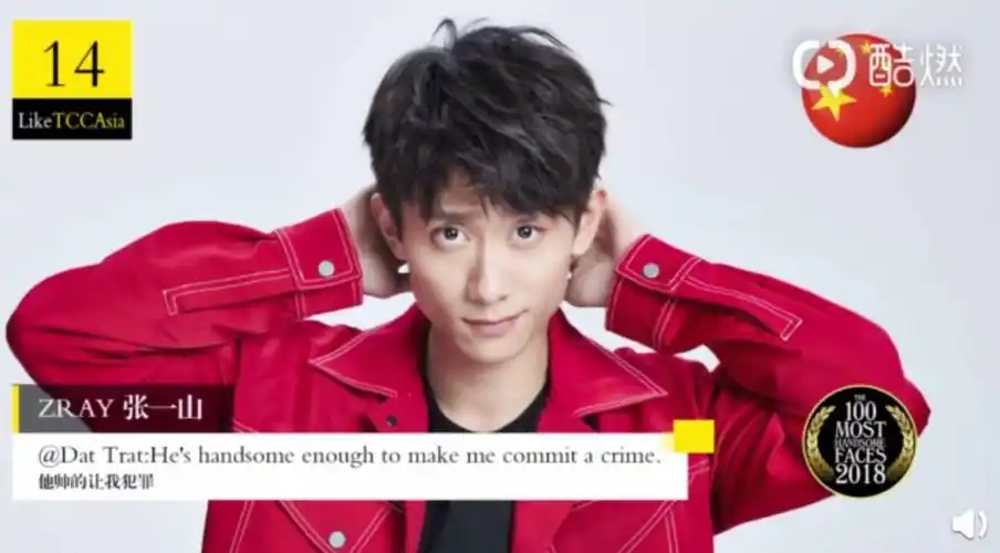 美网评选中国区最美最帅100张面孔杨超越吴京登顶