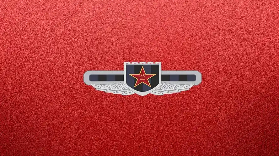 八一建军节军徽创意设计桌面壁纸图片