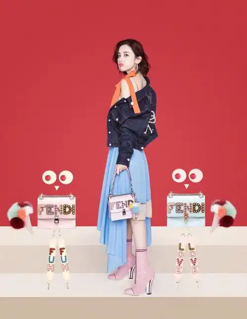 古力娜扎图片 娜扎fendi代言写真图片_明星_美桌图片库