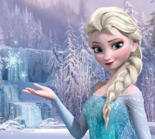 当迪士尼公主换一种画风,艾莎是最美的那个,爱丽儿公主温婉如玉