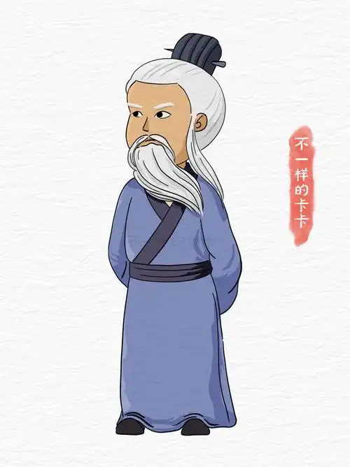 原创卡通人物姜子牙