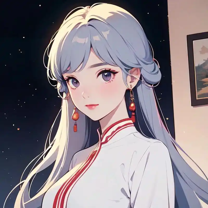 微信头像95淡雅气质女生卡通