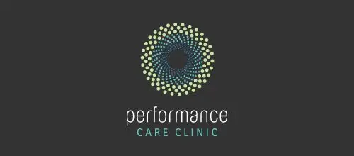 流动的点元素logo设计