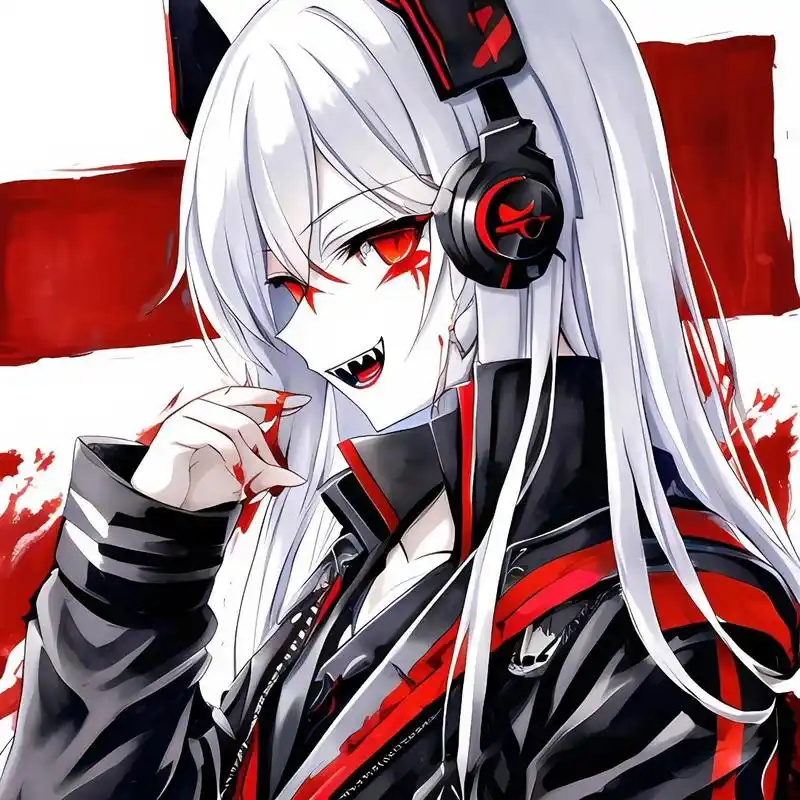 暗黑恶魔风头像 暗黑系,恶魔风,血色,酷酷的头像.关注私信我免费取图