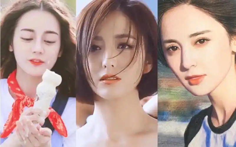 新疆三大美女子 迪丽热巴佟丽娅古力娜扎我可以 见美女进!