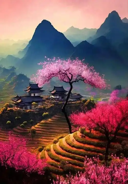 中国最美世外桃源图,每一张都如人间仙境!