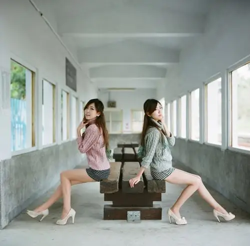 邻家女孩双生姐妹花甜美写真第四辑