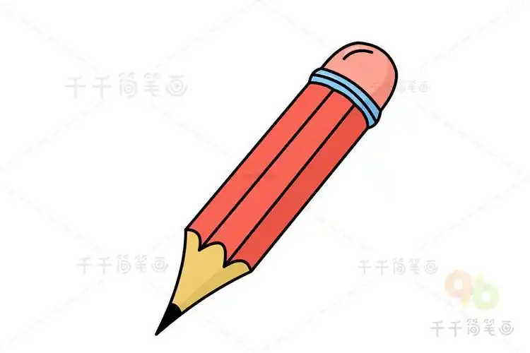 铅笔的简笔画怎么画铅笔图片大全简笔画简笔画怎么画可爱的小铅笔铅笔