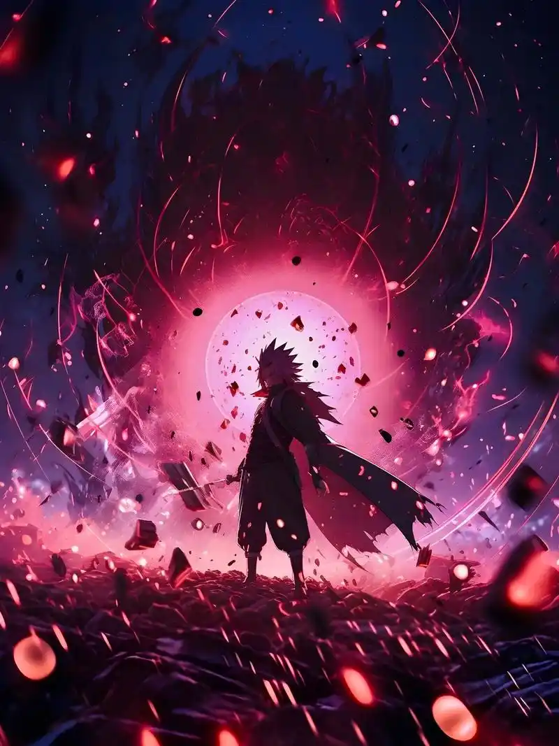 宇智波斑#写轮眼 #ai绘画 #火影忍者 #斑 - 抖音