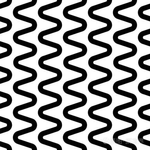 无缝的锯齿形图案