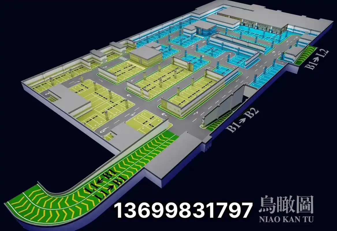 地下车库3d立体全景效果图设计.地下车库3d立体全景效果图设 - 抖音