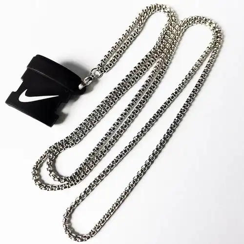 潮流电子烟具不锈钢挂链防丢环逼格圈雾化杆挂绳方珍珠钛钢金属链