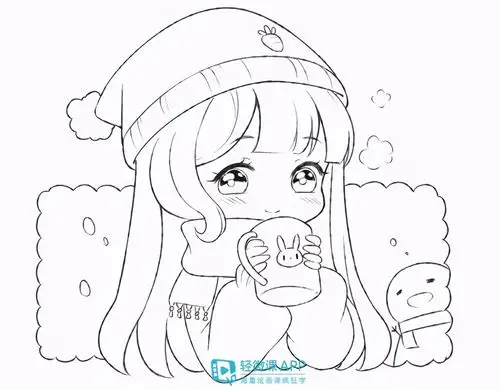 怎么画q版漫画人物q版漫画人物线稿绘制