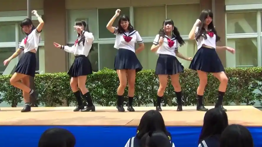 拯救不开心 | 可爱日本女高中生校园jk舞蹈