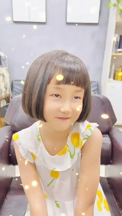 这就是你们要的女宝宝短发发型,甜甜可爱的短发发型  #幼儿女短发 #女