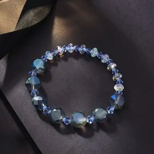 施华洛世奇水晶双面佩戴手链手串名族风送长辈百搭女士日韩