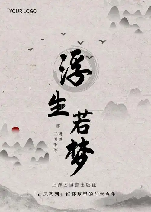 浮生若梦书籍封面古风仙侠