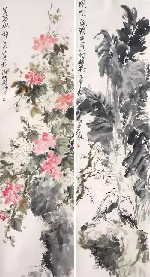 当代中国花鸟画系列展作品欣赏(陕西省美术博物馆)