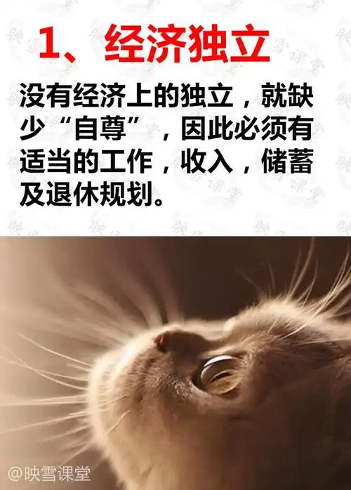 没有经济独立缺自尊没有思考独立缺自主没有人格独立缺自信