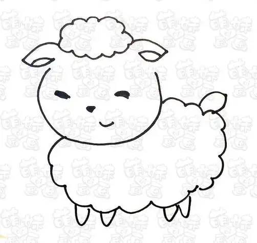 小动物简笔画绘制步骤大全简单可爱给它们涂上漂亮的颜色