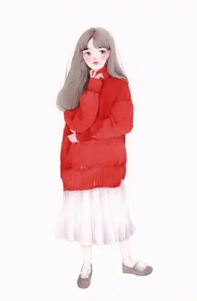 手绘女神穿搭 - 堆糖,美图壁纸兴趣社区