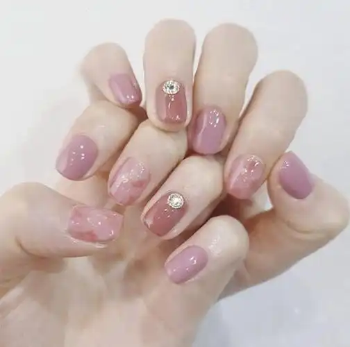 短指甲小仙女也能拥有的漂亮美甲都在这短甲也要美美哒