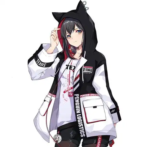 漫踪明日动漫方舟周边德克萨斯风衣春款外套打底动漫t恤