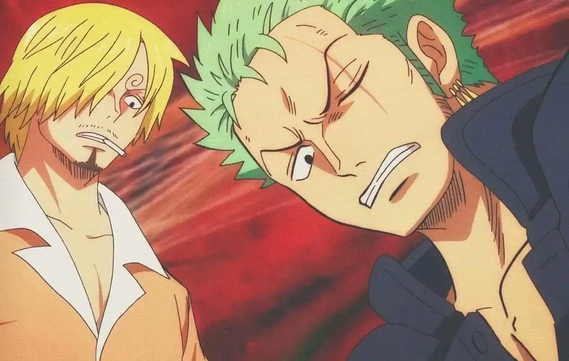 海贼王索隆山治恩仇录!细数两人的三个共同点,船副之争不存在的