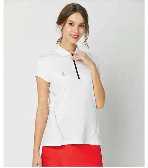 abacus高尔夫女款春夏季上衣 2676女式短袖t恤透气速干 黑色 s