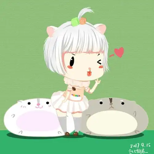 给别人画的仓鼠拟人