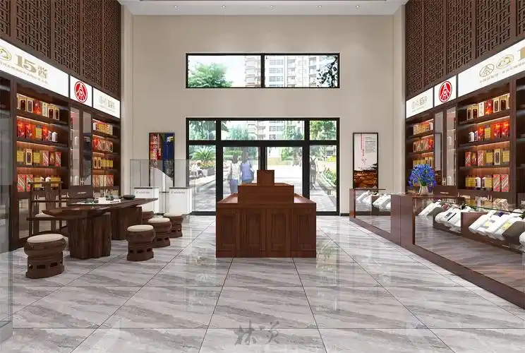 酒香四溢,极具东方韵味的酒展厅!