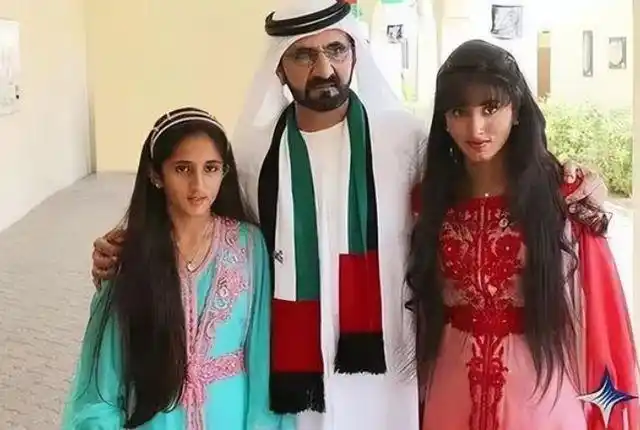 迪拜公主萨拉玛靠美貌生活奢靡成年嫁给糟老头生下1儿1女