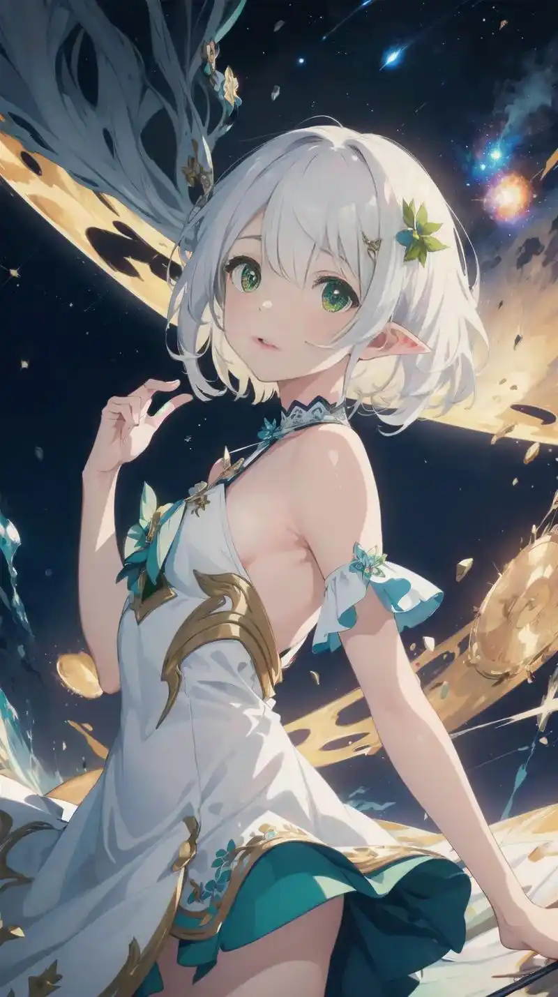 星球少女.#二次元美图 #二次元 #手机墙纸 - 抖音